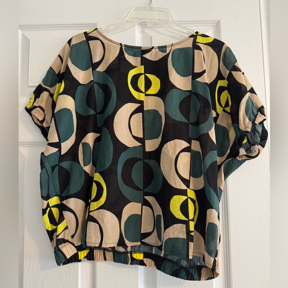 Opus Geometric Print Blouse